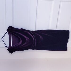 Jessica Howard Women's Velvet Cowlneck Sheath Dress size six